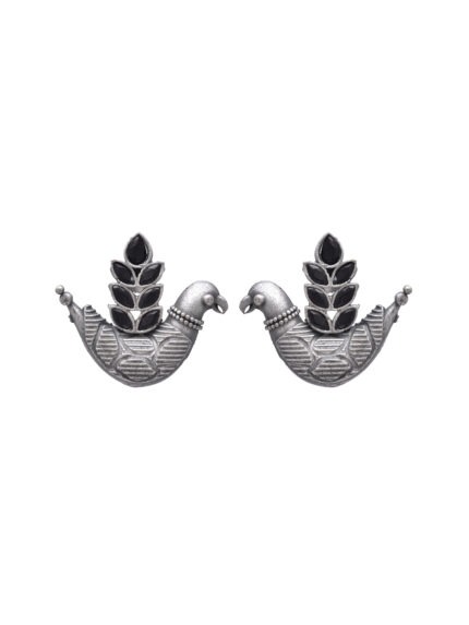 Peacock Stud Earrings