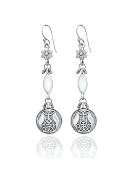 House Of Ree New Stylish Oxidized Silver Studs Earrings for Womens|Women|Girls ER018